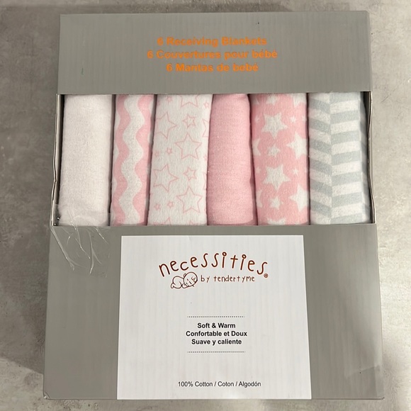 6 receiving blankets - Picture 1 of 1